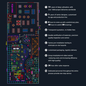 Parc de jeux intérieur Cyberpunk, parcours <span class=keywords><strong>ninja</strong></span>, trampoline, piste de course en hauteur, système de jeu familial à fort retour sur investissement, centres commerciaux - Product Image 6