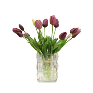 Bunga Tulip Artifisial Grosir Kelas Atas, Dekorasi Meja Ruang Tamu Rumah, <span class=keywords><strong>Bonsai</strong></span> Bunga Berbentuk Timbul - Product Image 5