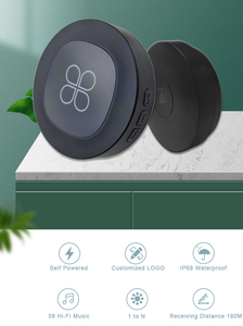 กริ่งไร้สายไม่ต้องใช้แบตเตอรี่ IP68,กริ่งประตูกันน้ำได้ระยะ180เมตรปลั๊กแบบ UK US EU กระดิ่งระบบเสียงไฮไฟ - Product Image 4