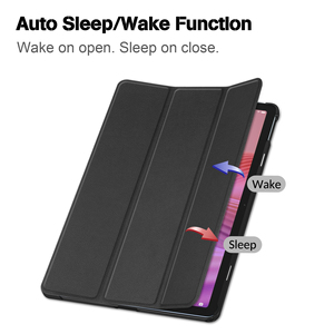 Housse de tablette pour <span class=keywords><strong>Lenovo</strong></span> <span class=keywords><strong>Tab</strong></span> <span class=keywords><strong>K10</strong></span> 2ème génération 10,1 pouces TB-311FU, étui pliable avec support, étui en cuir PU, étui de protection pour tablette - Product Image 2