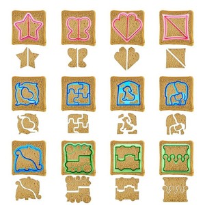DIY 3D Gâteau Outils Différentes Forme Croûte Pain Cutter Moule De Qualité Alimentaire En Plastique Sandwich Cutters pour Enfants - Product Image 2