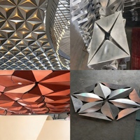 Plafond en grille losangée en alliage d'aluminium facile à nettoyer, ignifuge, imperméable, moderne, pour hôpitaux, écoles, restaurants, hôtels