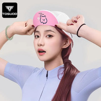 Gorra de Ciclismo TOSUOD con Serigrafía, para Mujer, Ligera, Protección Solar, Transpirable, Secado Rápido, Absorbente de Sudor
