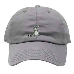 Raccoon Embroidered Unstructured Baseball Hats Premium Quality Adjustable Trucker Hats Custom Summer Dad Hats INJAE VINA