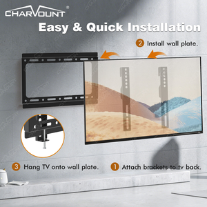 ขาแขวนทีวีแบบติดผนัง Charmount แบบยึดติดแน่น รองรับมาตรฐาน <span class=keywords><strong>VESA</strong></span> 200x200 สำหรับจอขนาด 17-42 นิ้ว - Product Image 3
