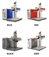 Mesin Pengukir Laser Fiber JPT Rotary 100 Watt Lightburn Mopa 100W Mesin Penanda Laser Logam
