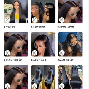 Pelucas Frontales de Encaje HD 9x6 al por Mayor, Cabello Indio Largo y Liso de Color Rojizo, Pre-Plucked, con Nudos Decolorados, sin Pegamento, Cabello Humano - Product Image 1