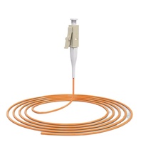 Fabricante de China FTTH fibra óptica Pigtail Jumper SM MM SC FC LC ST 0,9mm Cable con conectores APC UPC