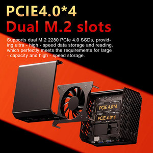 Nuevo Mini <span class=keywords><strong>PC</strong></span> AMD Ryzen AI 9 HX370, DDR5 64GB, SSD de 1TB, OCuLink, LAN Dual, WiFi7, IA <span class=keywords><strong>para</strong></span> Juegos, Windows 10 Pro, Escritorio - Product Image 3