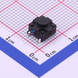 TS-1010S-A3B3-C2D2 Tactile Switch SMD-4P,6.2x6.2mm Switch Single Pole Single Throw Round Button 2.5N Vertical Mount - Product Image 1