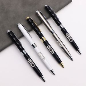 Stylo bille de luxe personnalisé gravé, corps métallique, impression UV, rechargeable, haute qualité, vente en gros pour cadeaux d'affaires - Product Image 1