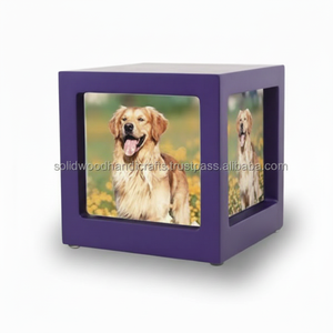 Urne funéraire en bois pour cendres d'animaux de compagnie Urnes funéraires en bois pour cendres de chat et de chien Urnes en palissandre à bas prix - Product Image 1