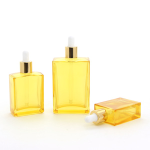 Sang trọng chăm sóc da bao bì 1oz 30 50 100 ml hình chữ nhật rỗng tinh dầu Huyết thanh chai thủy tinh nhỏ giọt chai - Product Image 5