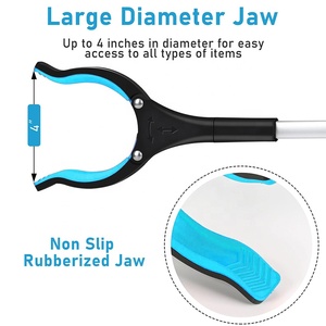 Rác picker với xoay đầu rộng hàm có thể gập lại Trọng lượng nhẹ Thùng rác Pick up Stick Grabber Reacher công cụ - Product Image 4