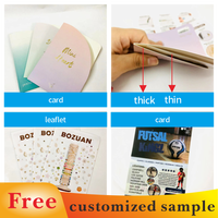 Étiquettes en papier kraft, autocollants holographiques transparents en PVC, prospectus imprimés personnalisés, cartes de visite haut de gamme