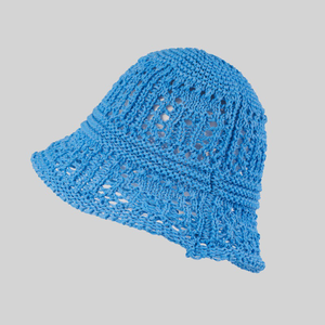 Usine nouveau chapeau seau au <span class=keywords><strong>Crochet</strong></span> fait main grand bord feuille-fleur décontracté parasol quotidien pour voyage plage cyclisme pour l'extérieur - Product Image 4