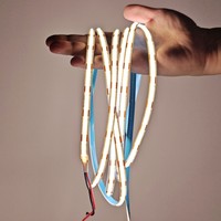Prix de gros en vrac 12V 24V 8MM 320Led/m 3000K/4000K/6500K CRI 90 95 IP20 Bande LED COB Flexible