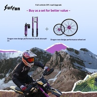 Amortisseurs avant et arrière Surron Extreme Bee Phantom Purple Black, nouvelle conception améliorée, pour une conduite tout-terrain compétitive.
