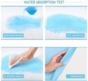 Meilleures ventes : Drap de lit jetable imperméable super absorbant pour l'incontinence, idéal pour les soins médicaux et les soins aux personnes âgées - Product Image 4