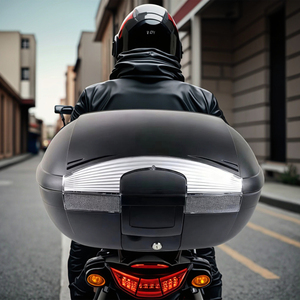 45L Arena Đen PP <span class=keywords><strong>Top</strong></span> trường hợp cho xe máy đuôi hộp sản phẩm - Product Image 2