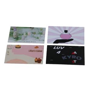 Cartes de visite professionnelles 3D avec effet UV, laminées mat, faites à la main, 150x100mm, 350gsm, pour salon de beauté, coupon promotionnel, vendeur universitaire - Product Image 2