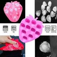 Moule à glace en silicone bon marché Outils pour bonbons au chocolat Forme de fruit Bac à glaçons en silicone Forme d'ananas Moule à gâteau sans BPA
