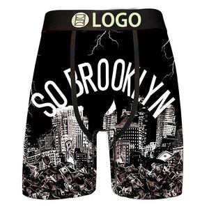 <span class=keywords><strong>Boxer</strong></span> Sportivi da Uomo di Marca Americana, Stampati, in Maglia, per Corsa e Fitness, <span class=keywords><strong>Gamba</strong></span> <span class=keywords><strong>Lunga</strong></span>, per Adulti - Product Image 6