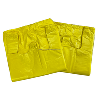 Sacs poubelles jetables en plastique HDPE avec poignées et impression en gravure personnalisable