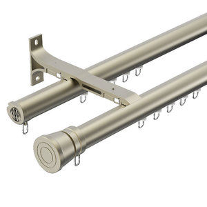 <span class=keywords><strong>Tringle</strong></span> à rideau ronde JINFULONG de 1,2 m, style moderne, en aluminium de haute qualité, <span class=keywords><strong>mini</strong></span>-tension, sans perçage, <span class=keywords><strong>extensible</strong></span> et réglable, écologique - Product Image 1