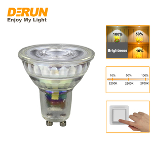 5 Wát <span class=keywords><strong>GU10</strong></span> Dimmable <span class=keywords><strong>Led</strong></span> Bulb 2200K-2700K ON-OFF 3 thay đổi màu sắc ấm trắng thay thế 50 Wát <span class=keywords><strong>Halogen</strong></span>, <span class=keywords><strong>LED</strong></span>-<span class=keywords><strong>GU10</strong></span> - Product Image 2
