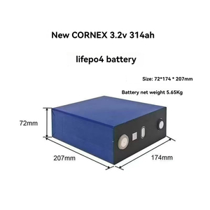 เซลล์ลิเธียม Cornex LFP Plus แบบกึ่งแข็ง 8000 รอบการใช้งาน รุ่น Prismatic 3.2V Lf280 - Product Image 2