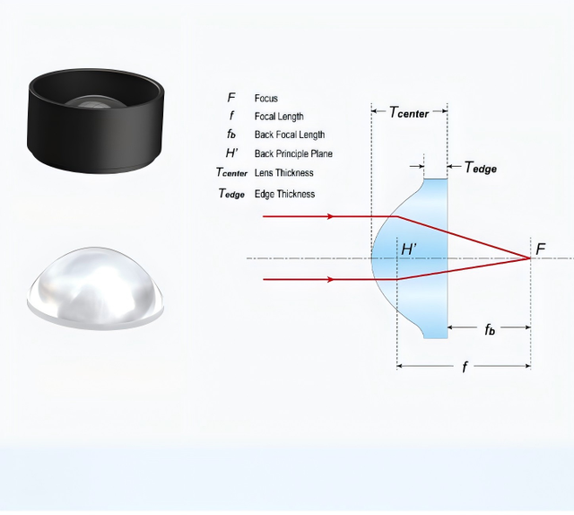 Custom Aspherical Condenser Lens 25mm Optical Glass/ Fused Silica AR Coating 90% Light Transmittance Camera Lenses Optical