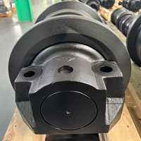 En stock pièces de train d'atterrissage d'excavatrice rouleau inférieur Cat374 rouleau de voie à bride unique