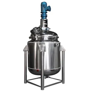 Paint Resin Glue Jacketed Reaction Stirred Mixing Tank Agitated Vessel