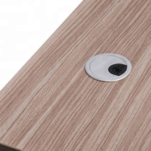 Escritorio de Oficina de Melamina, Mesa de Oficina de Teca, Escritorio Individual para Oficina - Product Image 4