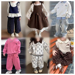 Vente en gros d'ensemble pour enfants Bady Filles Garçons Assortiment de balles en vrac Nouveaux vêtements Étiquette coupée Vêtements d'hiver pour enfants - Product Image 2