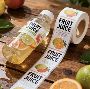 Custom Stickers for Plastic Juice Bottle <strong>Packaging</strong> <strong>Printing</strong> - Product Image 1