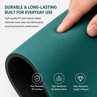 Tapis de yoga en caoutchouc PU 4,5 mm 183x68 cm à extrémité arquée unique, haute adhérence, antidérapant, pour yoga chaud et Pilates, fabricant de tapis avec logo personnalisé