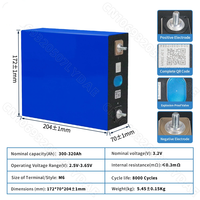 Baterai LiFePO4 Grade 8000 Cycle 314Ah 3.2V Sel LFP DIY 12V 24V RV EV Solar Camping EV E MB314