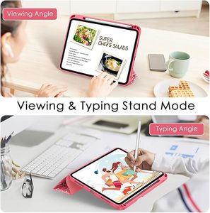 Coque pour iPad (A16) 11ème génération 2025 11 pouces et 10ème génération <span class=keywords><strong>2022</strong></span> 10.9 pouces, antichoc + veille/réveil automatique dos souple pour iPad 11 "/10.9" - Product Image 4