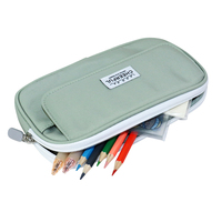 Estuche para lápices clásico y sencillo con múltiples compartimentos, adecuado para estudiantes de todas las edades, personalizable con la marca de la empresa.