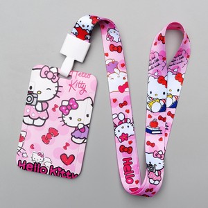 Bán buôn nhân vật hoạt hình Hellokitty giai điệu của tôi kuromi badtz-maru cinnamorol Purin ID chủ thẻ với dây buộc - Product Image 2