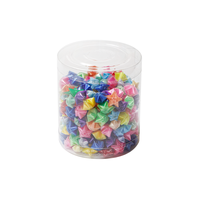Boîte à chocolat cylindrique en plastique transparent de haute qualité, tube d'emballage rond avec couvercle