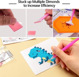 Bview Art 50 pezzi kit <span class=keywords><strong>di</strong></span> strumenti e accessori per pittura diamante fai da te penne per pittura <span class=keywords><strong>di</strong></span> dimensioni Multiple per adulti per realizzare diamanti - Product Image 6