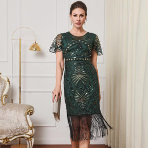 <span class=keywords><strong>Robe</strong></span> de cocktail semi-formelle <span class=keywords><strong>style</strong></span> Gatsby 2025 pour femme enceinte, taille haute, col rond, manches longues, coupe ajustée, longueur crayon, en polyester, <span class=keywords><strong>style</strong></span> années 1950 - Product Image 4