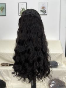 30-40 英寸 5x5 深波浪透明高清巴西印第安人发假发 180% 密度长款 - Product Image 4