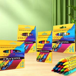 ألوان Cartoon للأطفال كرتون تلوين غير متسخ لوحة زيتية عصا قابلة للغسل لون قائم على الماء - Product Image 6