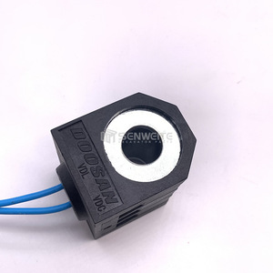 Senwitt ขดลวดโซลินอยด์วาล์ว12V 24V สำหรับ DH220ควบคุมความเร็วในการเดินทางของรถขุด Doosan Daewoo 5 150 225 7 DX300 - Product Image 4