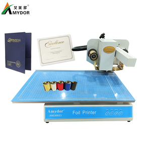 Certificats de vente directe d'usine Enveloppes rouges Dossiers Machine d'impression numérique sur feuille d'or AMD8025 - Product Image 1