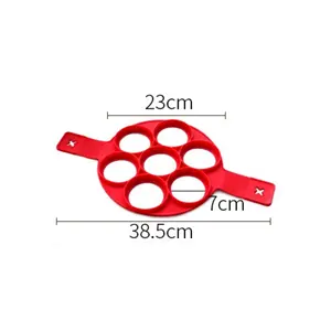 실리콘 튀긴 계란 붙지 않는 계란 반지 금형 요리 액세서리 주방 가제트 Easyrelease 튀김 도구 건강한 빠르고 쉬운